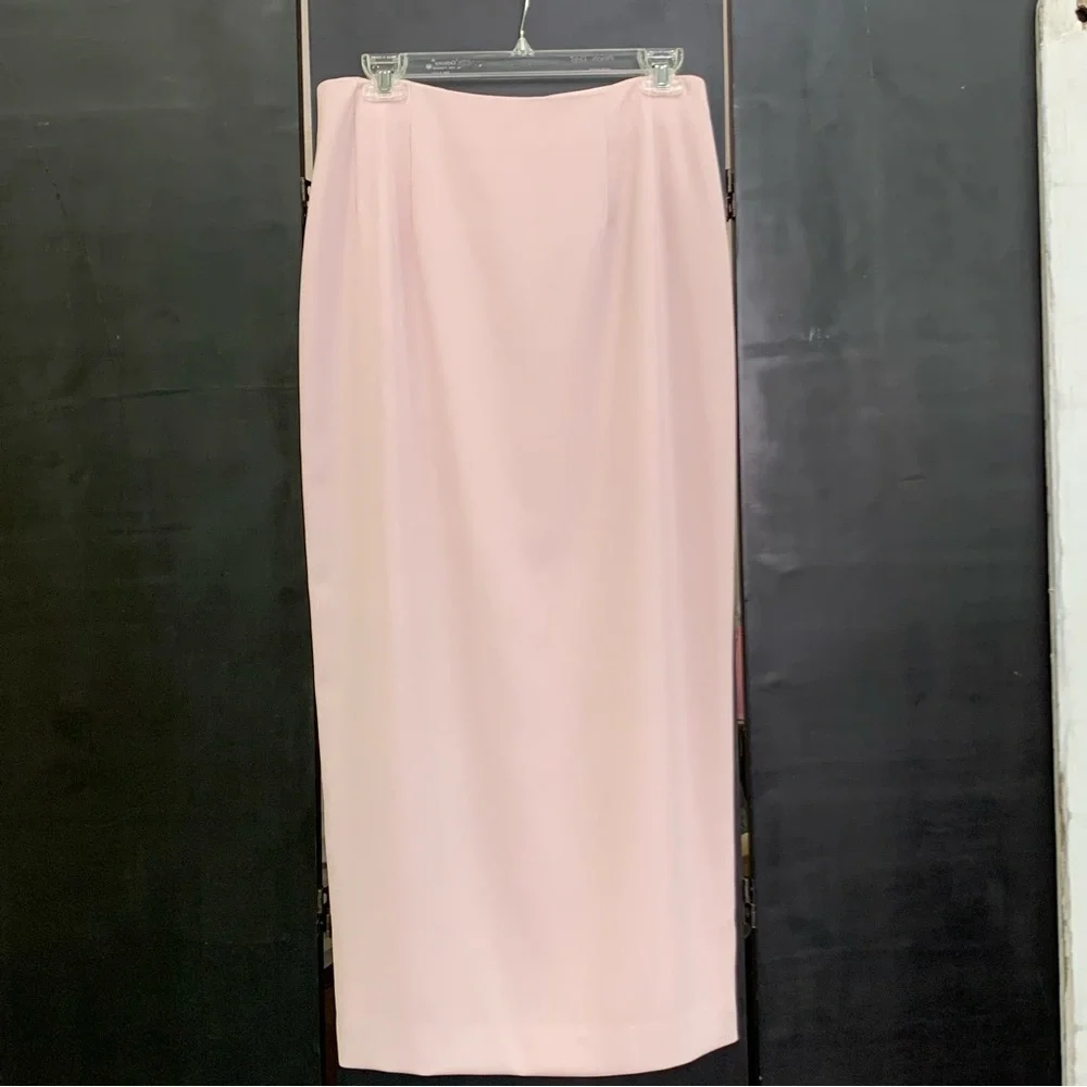 Dusty Pink Maxi Pencil Skirt for Cocktail